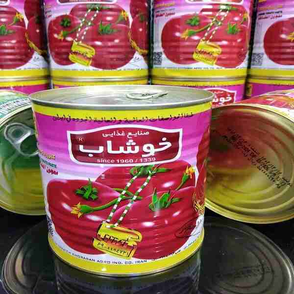 قیمت خرید رب گوجه فرنگی خوشاب 800 گرمی با فروش عمده